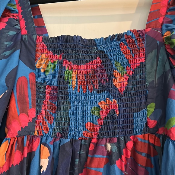 FARM Rio Multicolor Puff Sleeve Dress - Picture 5 of 5